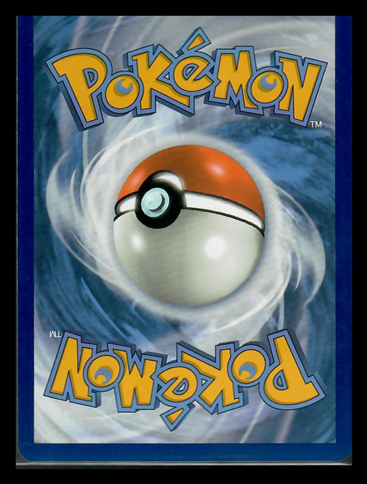 Pokémon card back with Poké Ball design and blue swirling background