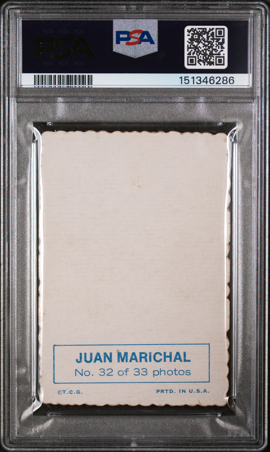 1969 Topps Deckle Edge Juan Marichal #32 PSA 3