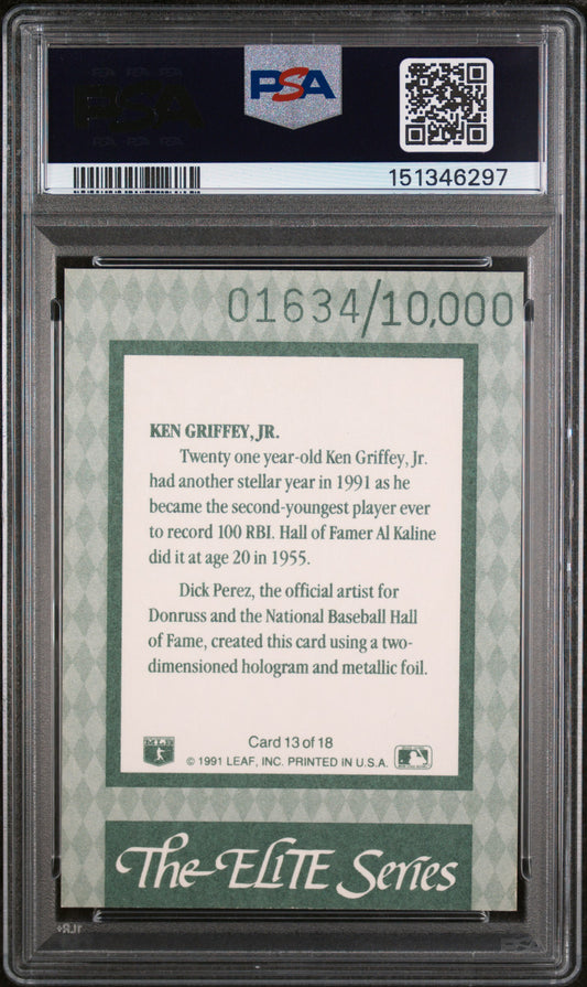 1992 Donruss Elite Ken Griffey JR. #13 PSA 7 1634/10,000