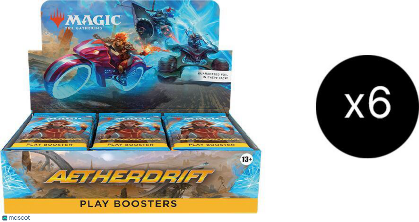 Aetherdrift - Play Booster Display Case - Aetherdrift (DFT) (6 Boxes)