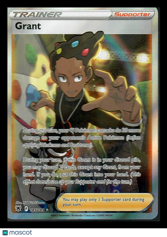 2022 Astral Radiance Grant Holo Ultra Rare FA #185/189