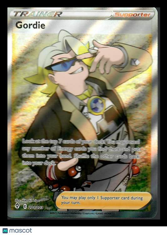 2021 Evolving Skies Gordie Holo Ultra Rare FA #201/203