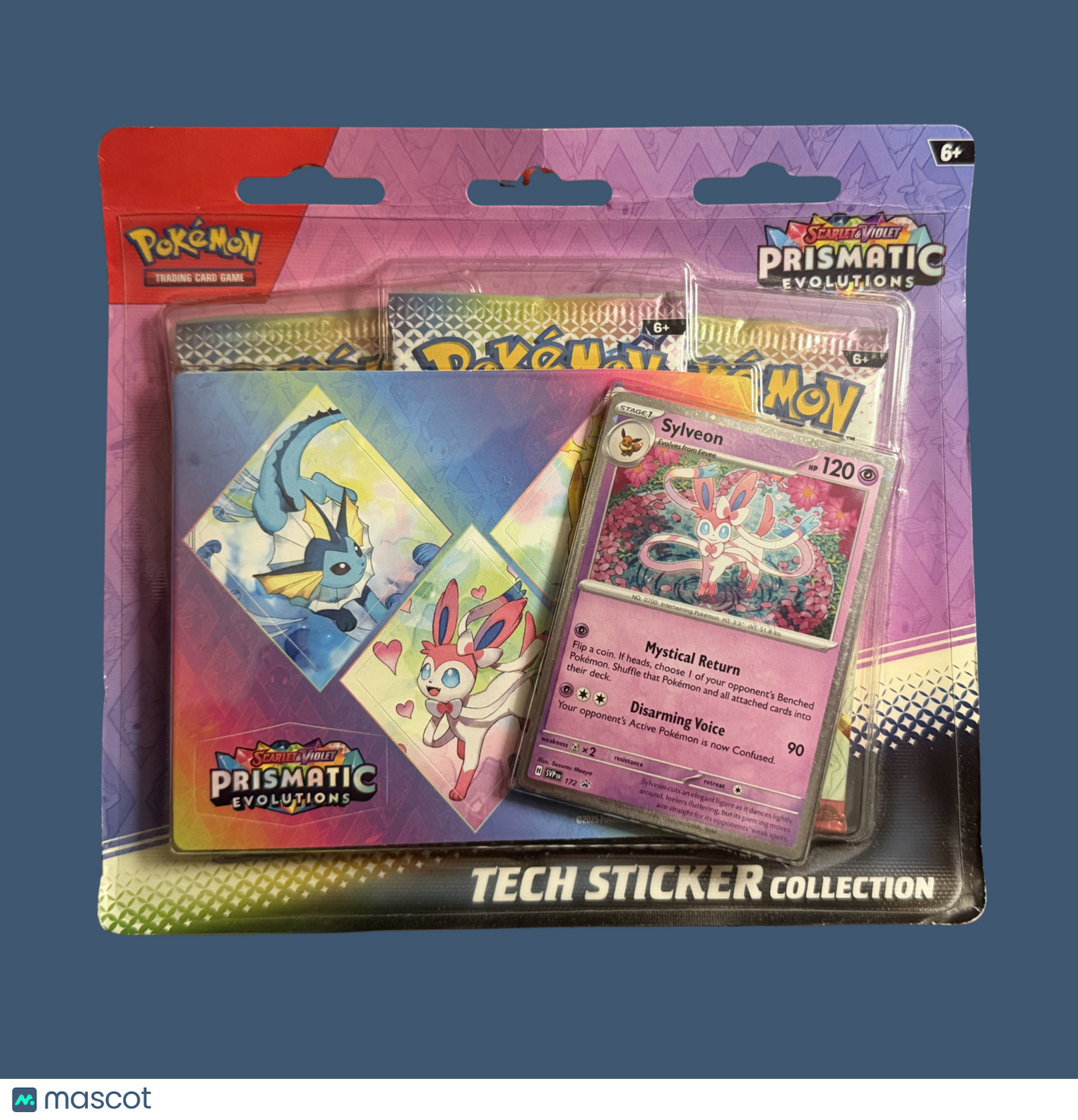 Prismatic Evolutions Tech Sticker Collection