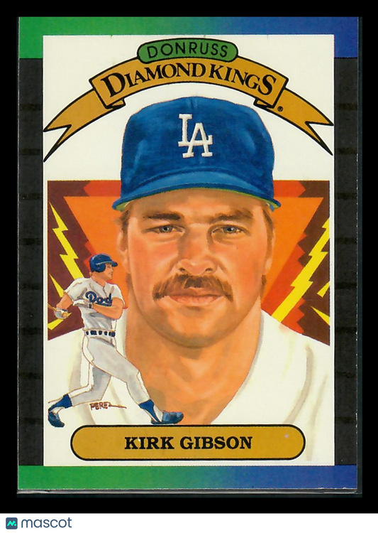 1988 Donruss Diamond Kings Kirk Gibson #15