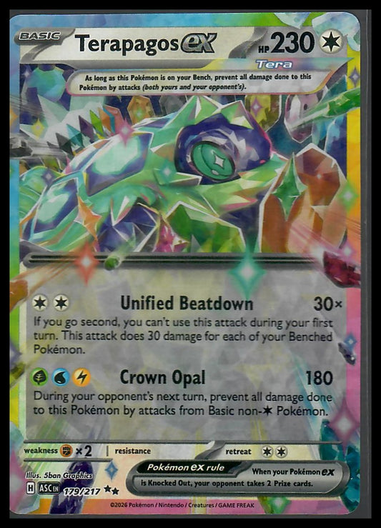 ME: Ascended Heroes #179/217 Terapagos ex