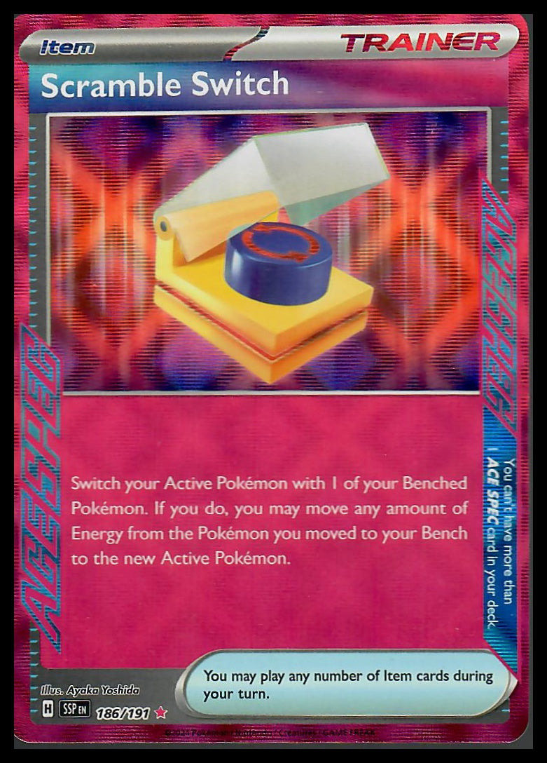 SV08: Surging Sparks #186/191 Scramble Switch