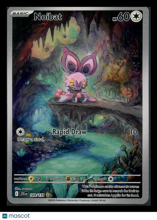 2025 Journey Together Noibat Holo Secret Rare #169/159