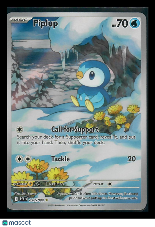 Phantasmal Flames Piplup Secret Rare #98/94