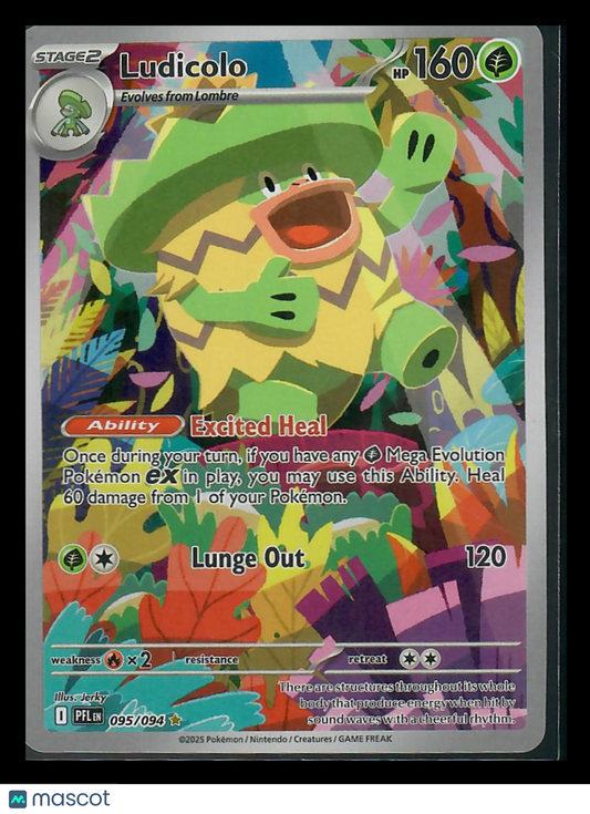 2025 Mega Evolution – Phantasmal Flames Ludicolo Secret Rare #95/94