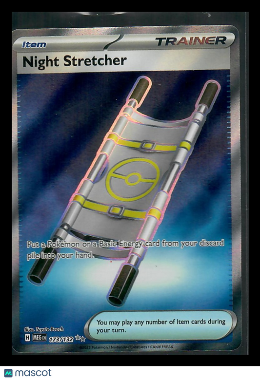 MegaEvolutions Night Stretcher Holo Secret Rare UR #173/132