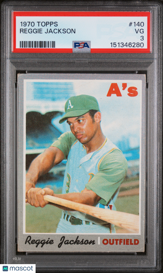 1970 Topps Reggie Jackson #140 PSA 3
