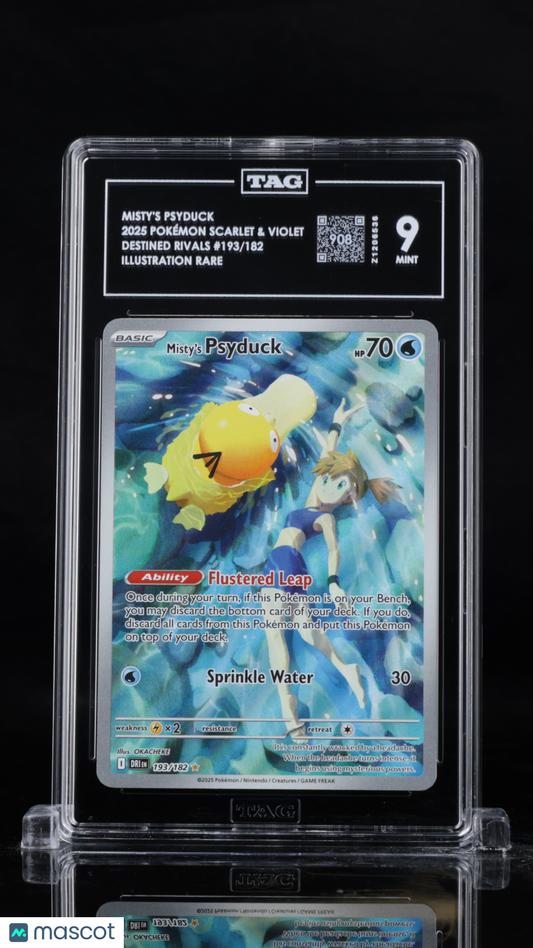 Pokémon Scarlet & Violet Misty's Psyduck TAG 9 #193/182