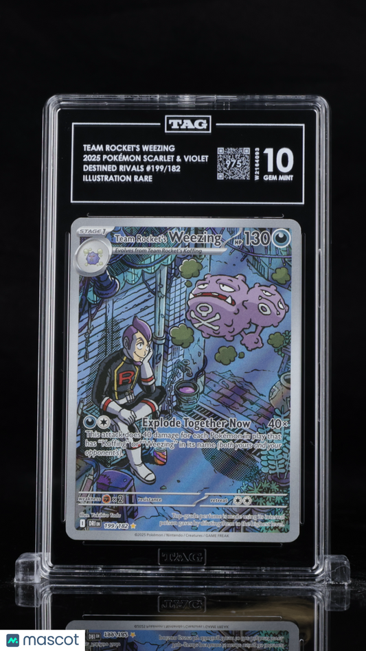 Pokémon Scarlet & Violet Team Rocket's Weezing TAG 10 #199/182