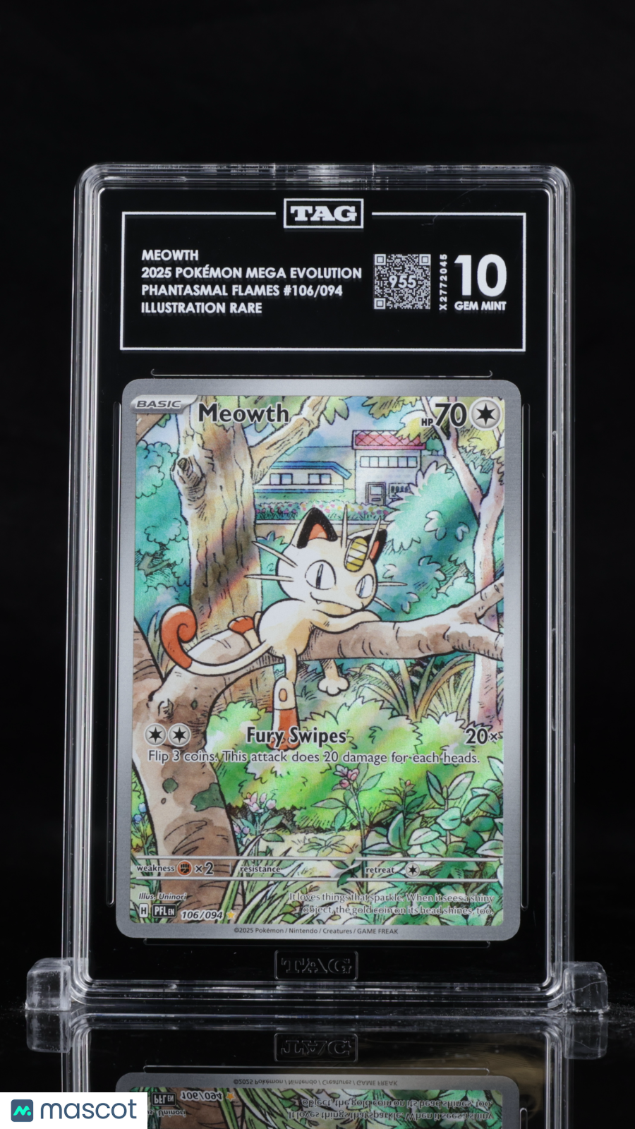 Pokémon Mega Evolution Meowth TAG 10 #106/094