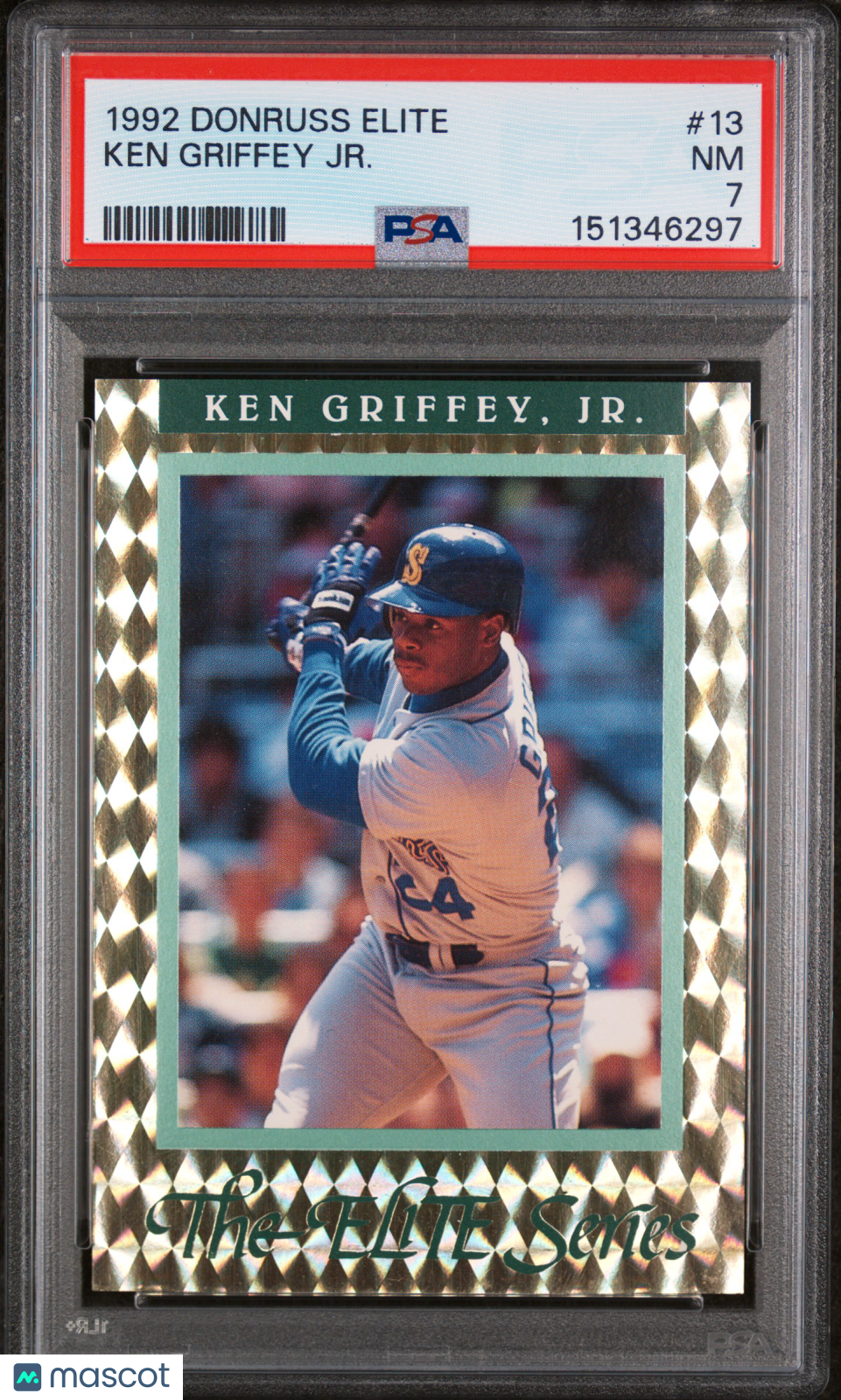 1992 Donruss Elite Ken Griffey JR. #13 PSA 7 1634/10,000